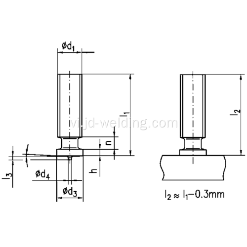 Stud pt pt iso13918pt studs cder cd